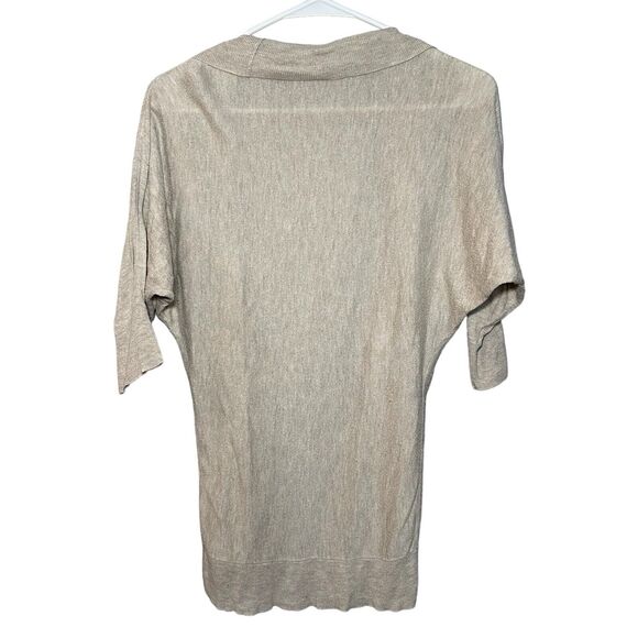 Mossimo Open Front Cardigan Women Size XS Cream Ruffle Knit Preppy Academia Y2K - Picture 3 of 11